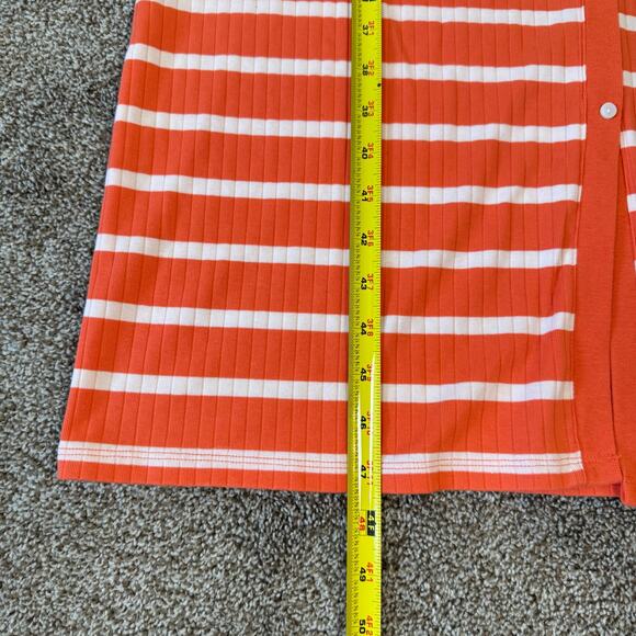 Aerie Women's Size XXL Ribbed Midi Button Down Tank Dress Y2K Beach School Girl - Picture 9 of 12